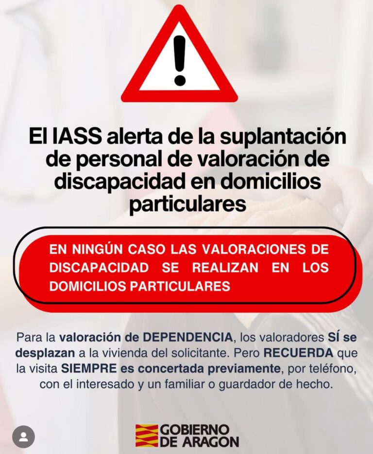 El IASS alerta