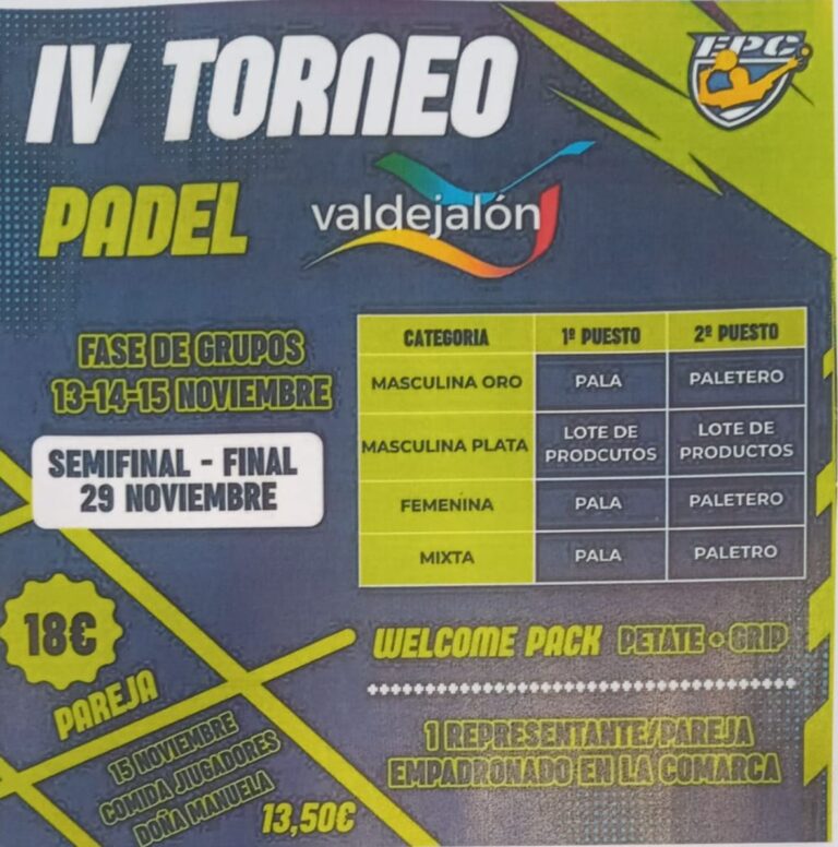 IV Torneo de padel