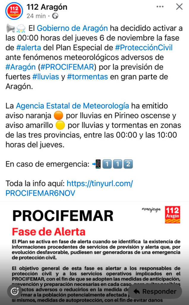 Alerta meteorológica