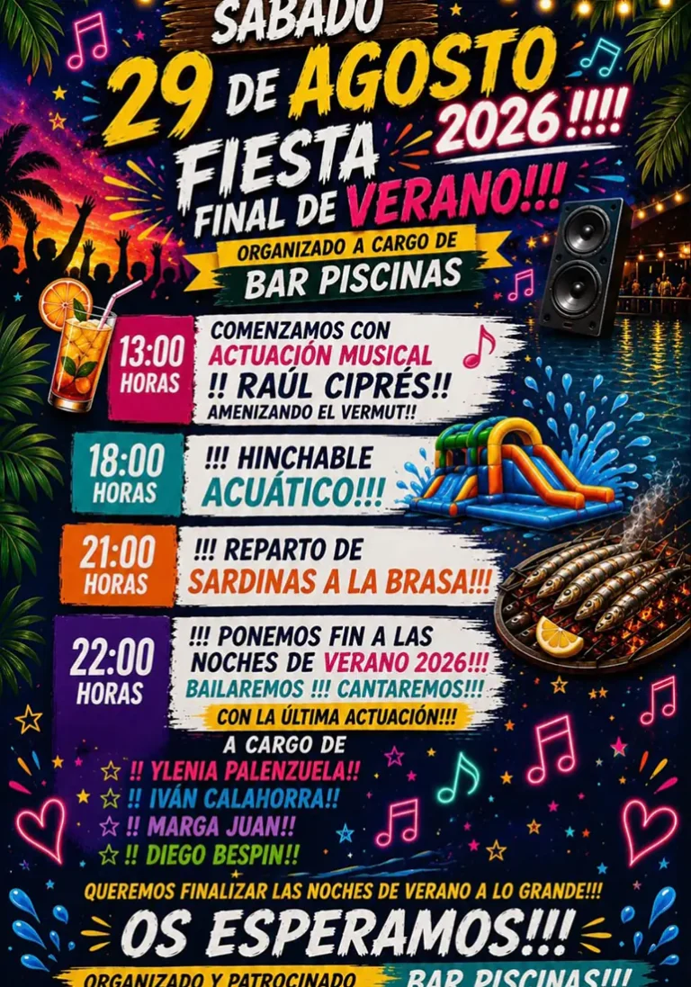 Fiesta Final de verano 2026