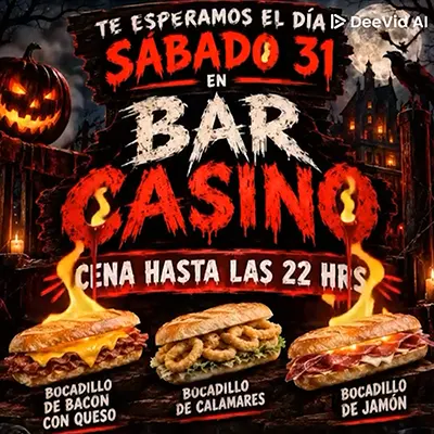 bar casino halloween